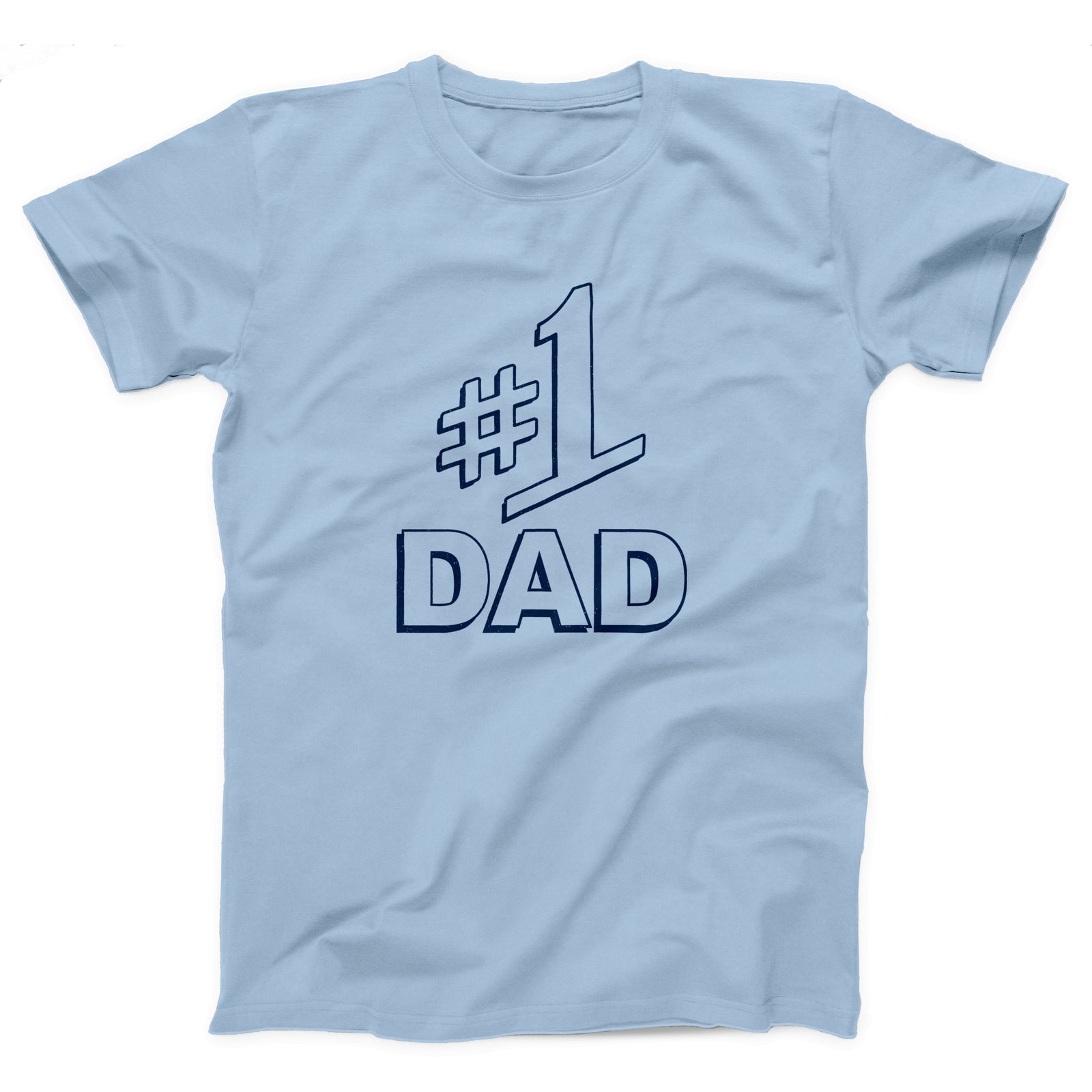 #1 Dad Adult Unisex T-Shirt - Twisted Gorilla