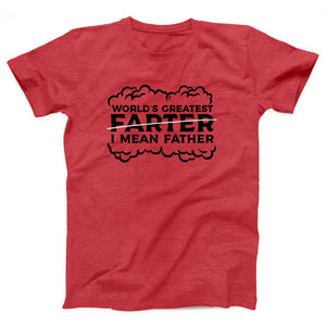 #1 Farter I Mean Father Adult Unisex T-Shirt - Twisted Gorilla