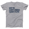 Aaiden's Second Favorite Player Adult Unisex T-Shirt - Twisted Gorilla