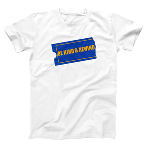 Be Kind & Rewind Adult Unisex T-Shirt Twisted Gorilla