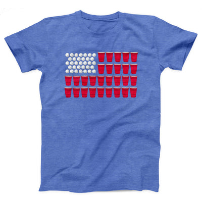 Beer Pong Flag Adult Unisex T-Shirt