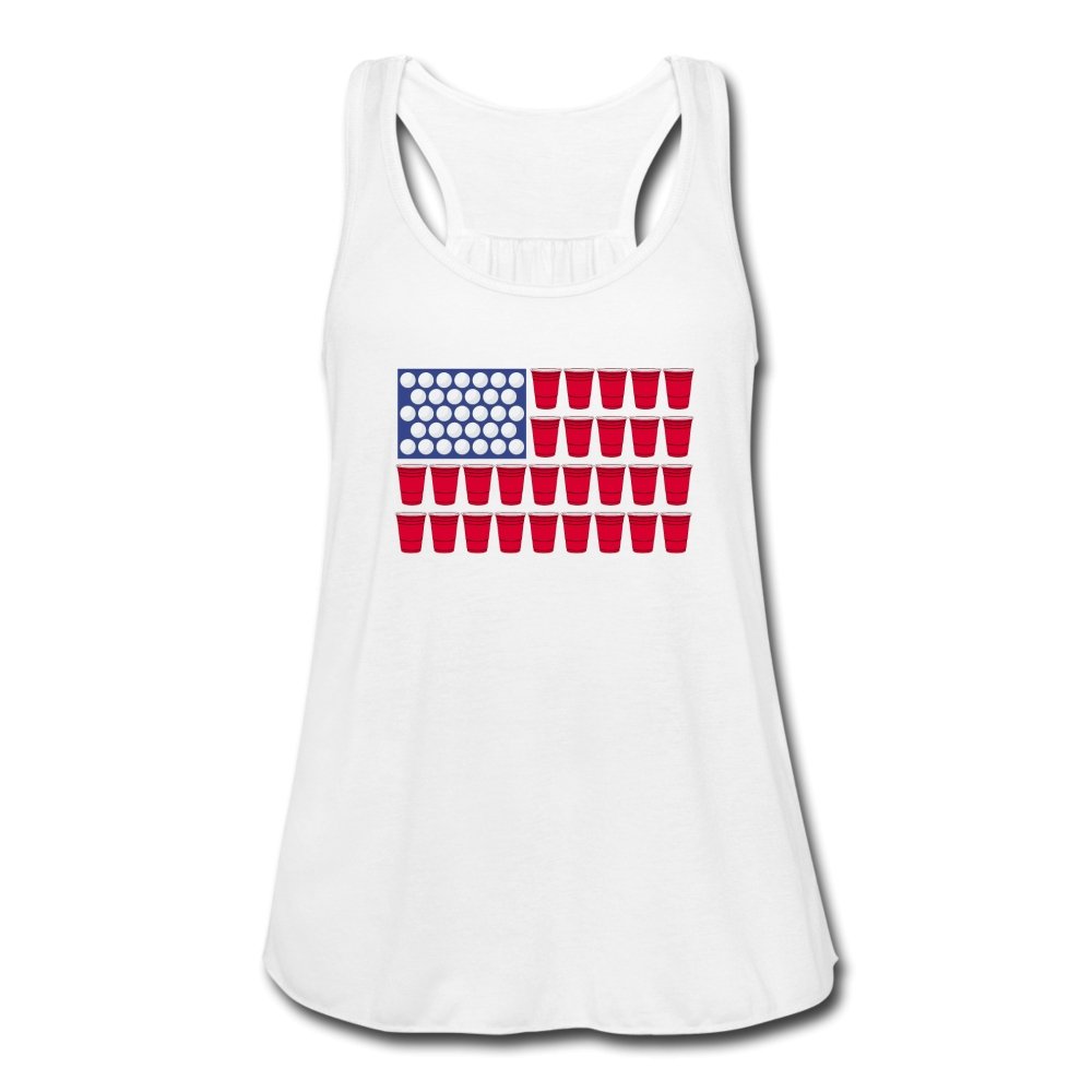Beer Pong Women's Flowy Tank - Twisted Gorilla