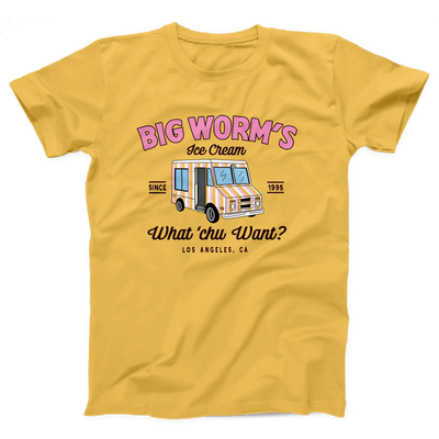 Big Worm's Ice Cream Adult Unisex T-Shirt