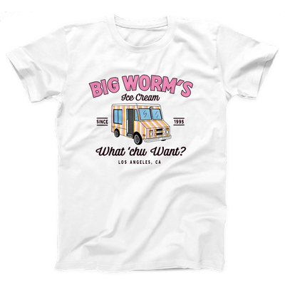 Big Worm's Ice Cream Adult Unisex T-Shirt