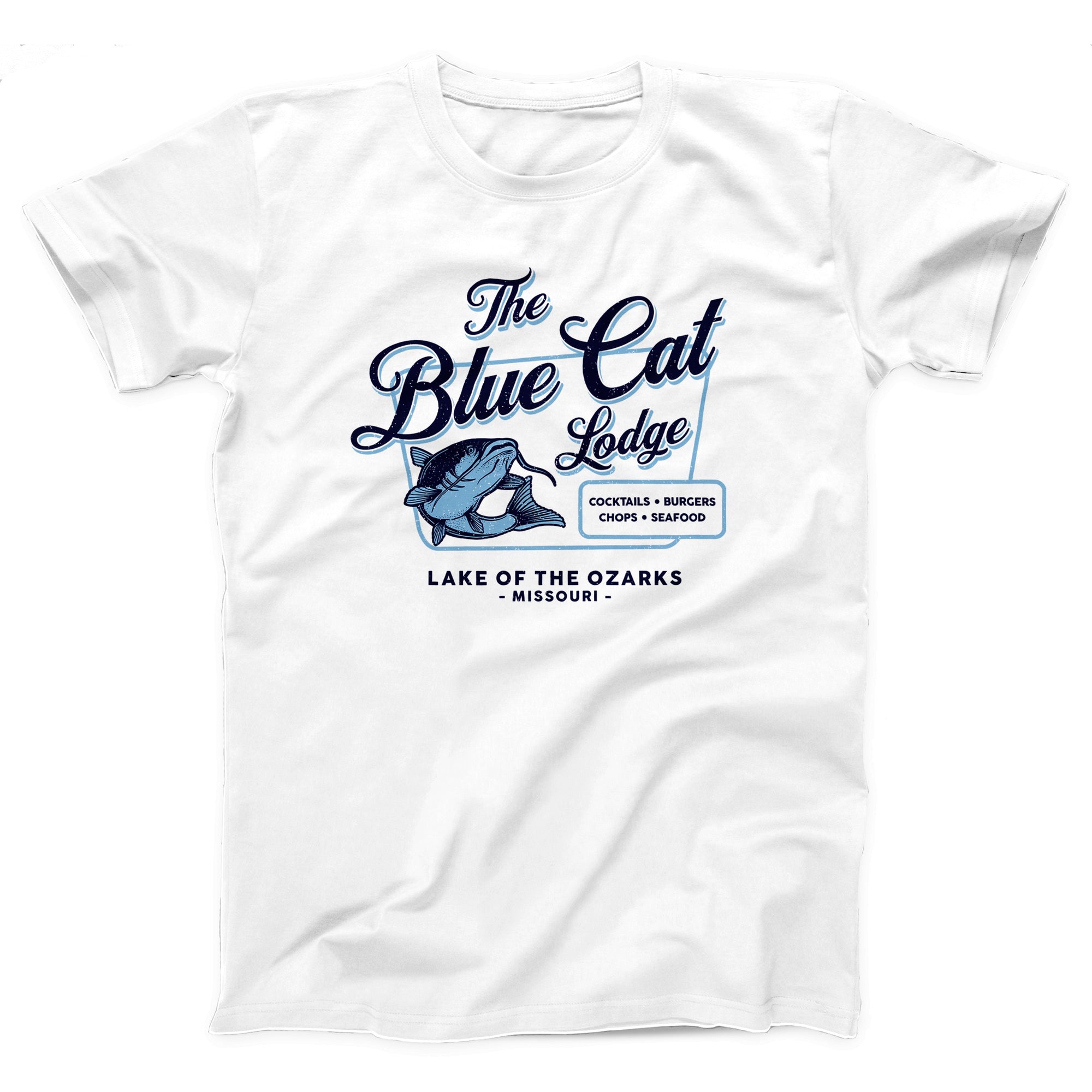 Blue Cat Lodge Adult Unisex T-Shirt