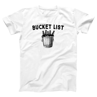 Bucket List Adult Unisex T-Shirt