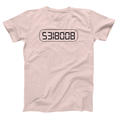 Calculator Boobies Adult Unisex T-Shirt - Twisted Gorilla