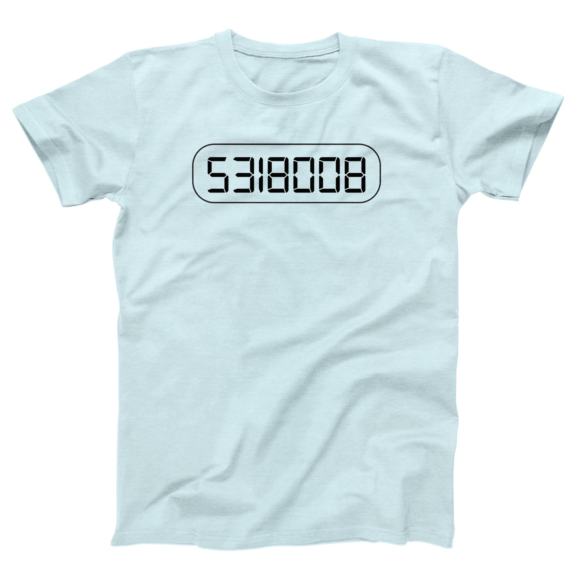 Calculator Boobies Adult Unisex T-Shirt  Funny and Sarcastic T-Shirts &  Apparel