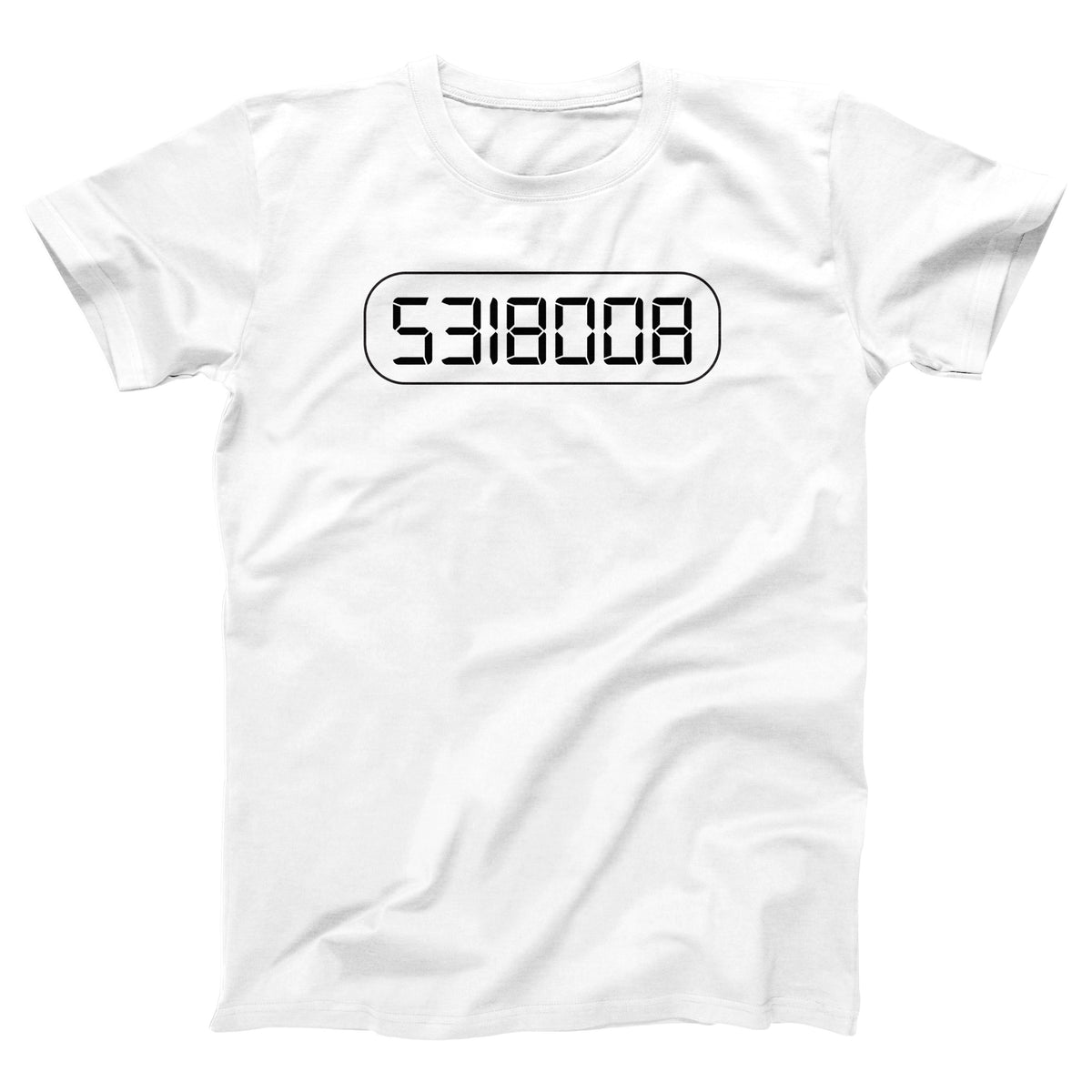 Calculator Boobies Adult Unisex T-Shirt - Twisted Gorilla