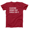 Carole Did It Adult Unisex T-Shirt - Twisted Gorilla