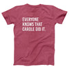 Carole Did It Adult Unisex T-Shirt - Twisted Gorilla