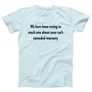 Car's Extended Warranty Adult Unisex T-Shirt - Twisted Gorilla