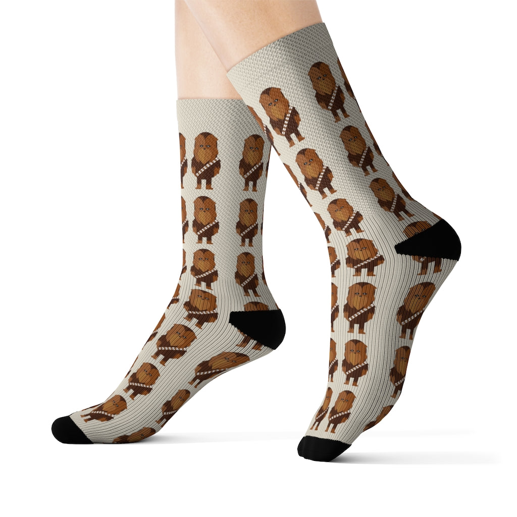 Chewie Adult Crew Socks - Twisted Gorilla