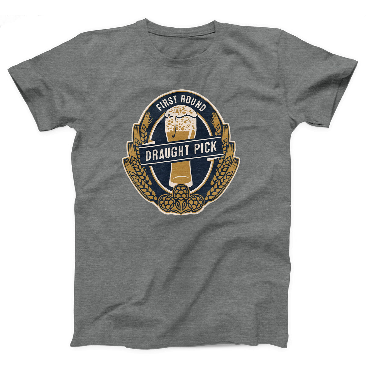 First Round Draught Pick Adult Unisex T-Shirt - Twisted Gorilla