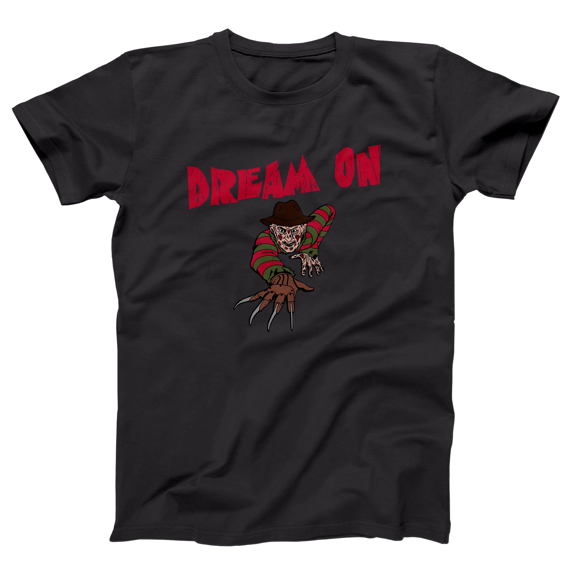 Freddy Krueger Dream On Adult Unisex T-Shirt - Twisted Gorilla