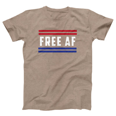 Free AF Adult Unisex T-Shirt - Twisted Gorilla