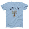 Get Lit for Hanukkah Adult Unisex T-Shirt - Twisted Gorilla