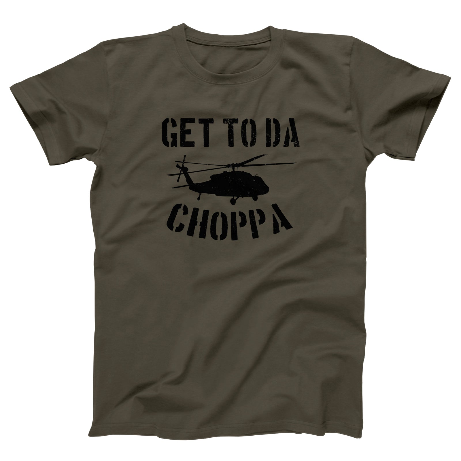 Get To Da Choppa Adult Unisex T-Shirt Twisted Gorilla