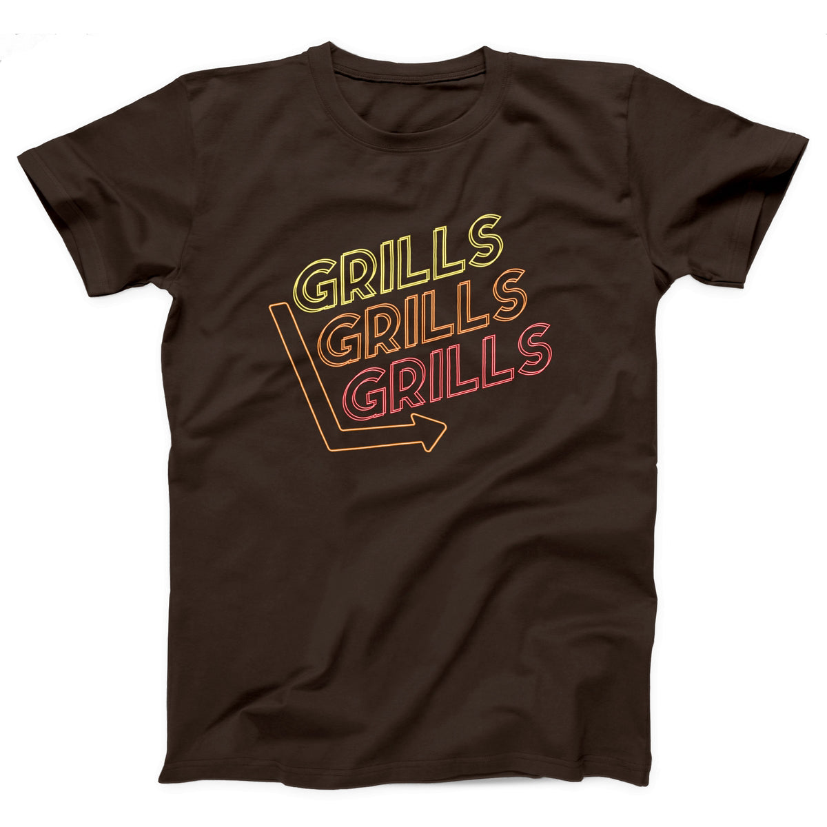 Grills Grills Grills Adult Unisex T-Shirt - Twisted Gorilla