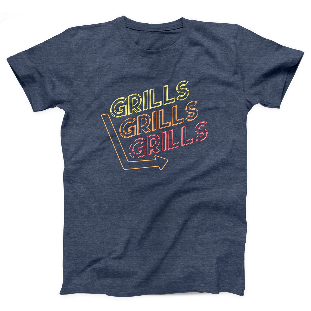 Grills Grills Grills Adult Unisex T-Shirt - Twisted Gorilla