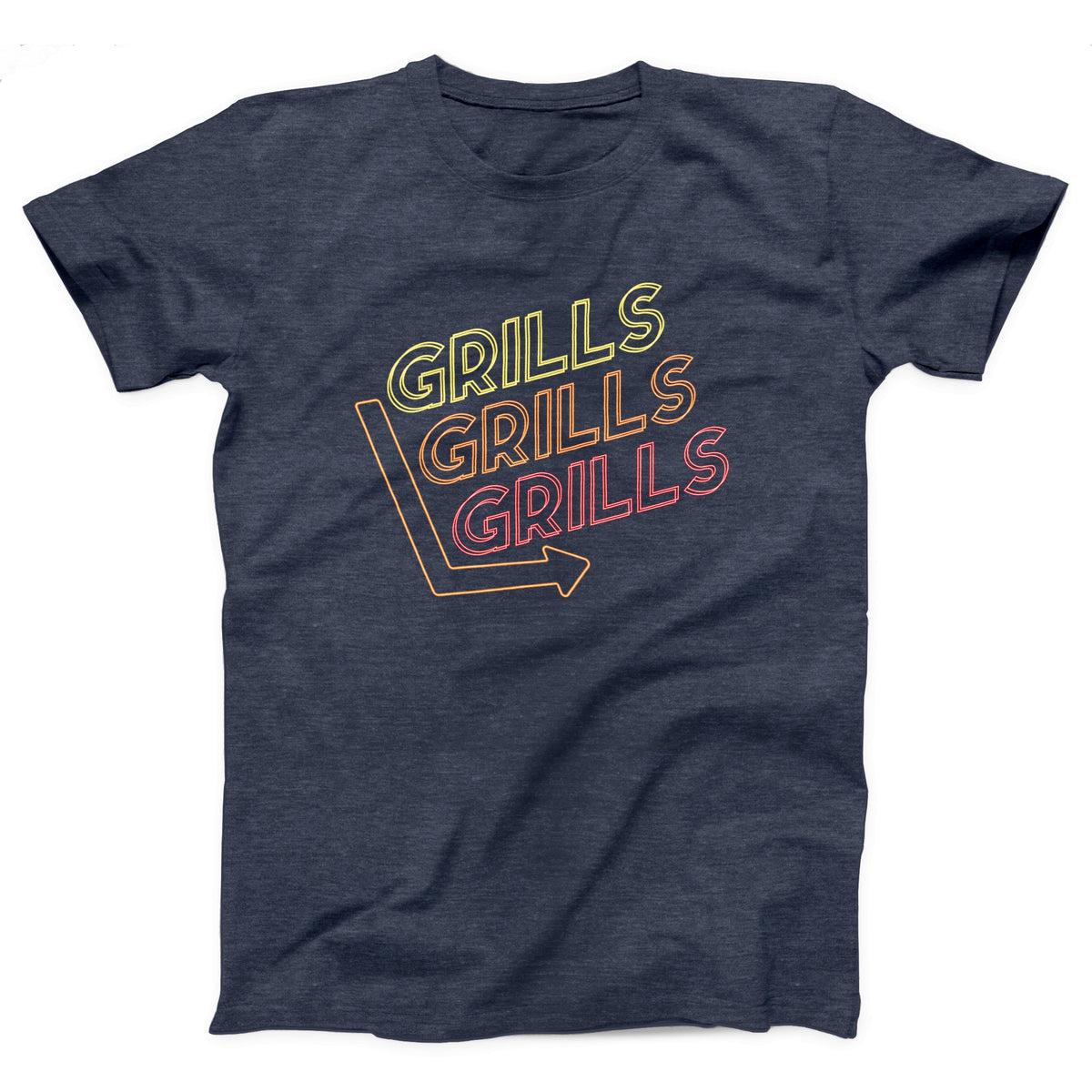 Grills Grills Grills Adult Unisex T-Shirt - Twisted Gorilla