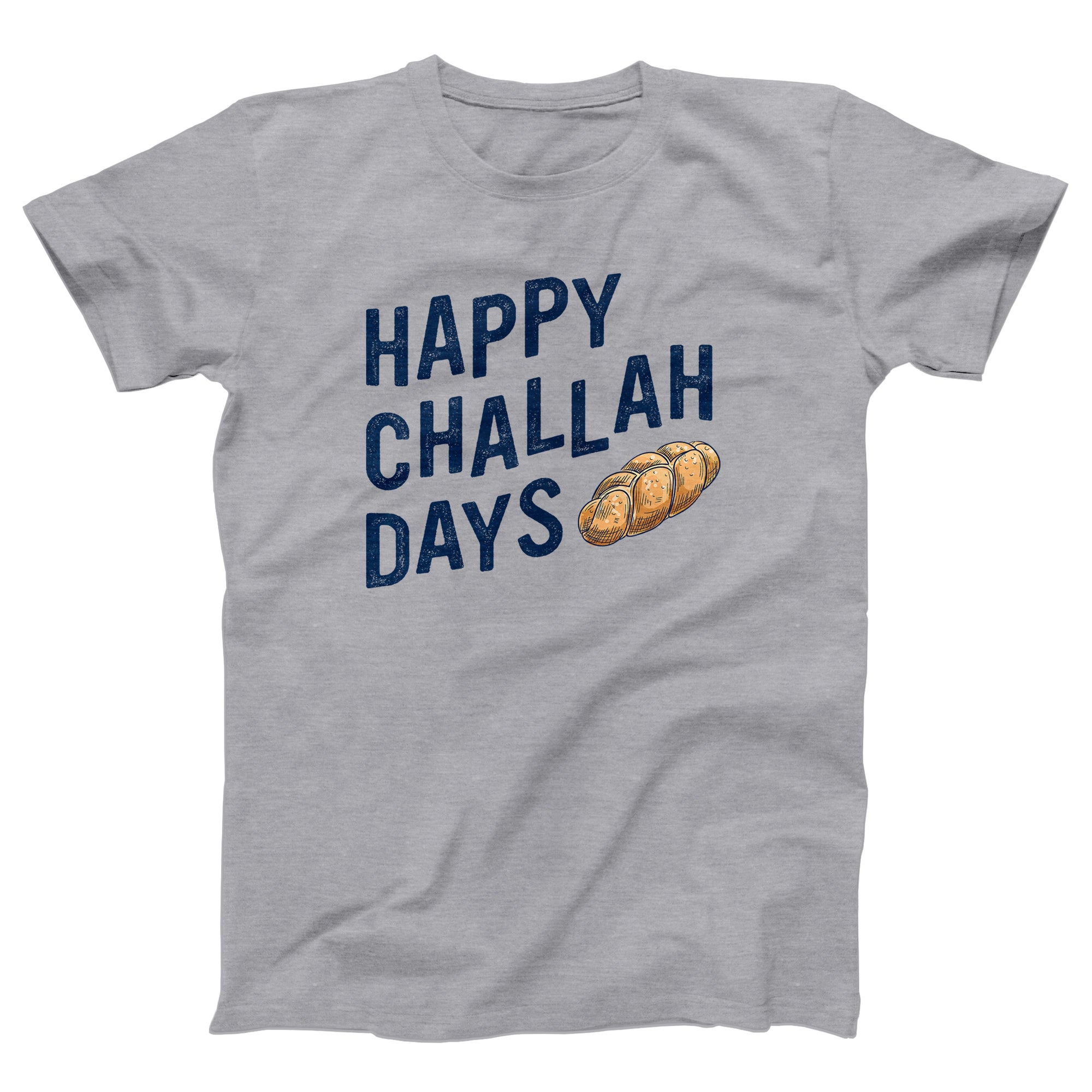 Happy Challah Days Adult Unisex T-Shirt - Twisted Gorilla