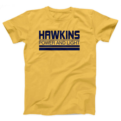 Hawkins Power and Light Adult Unisex T-Shirt - Twisted Gorilla