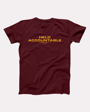 Held Accountable Adult Unisex T-Shirt - Twisted Gorilla