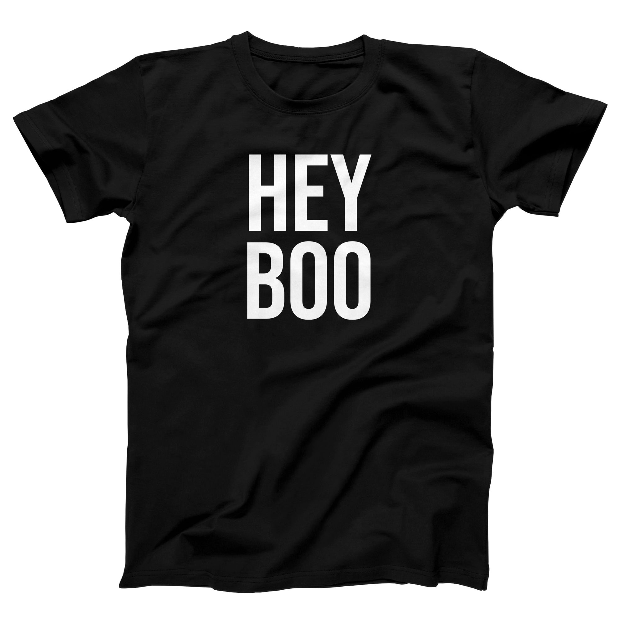 Hey Boo Adult Unisex T-Shirt