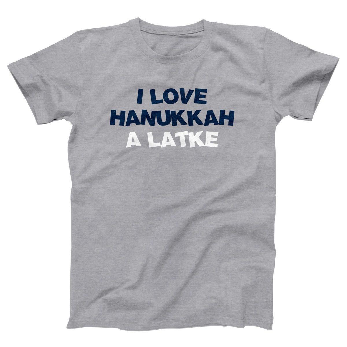I Love Hanukkah A Latke Adult Unisex T-Shirt Twisted Gorilla