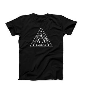 Lambda Lambda Lambda Adult Unisex T-Shirt - Twisted Gorilla