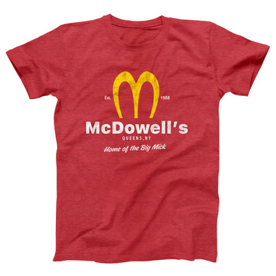 McDowell's Adult Unisex T-Shirt - Twisted Gorilla