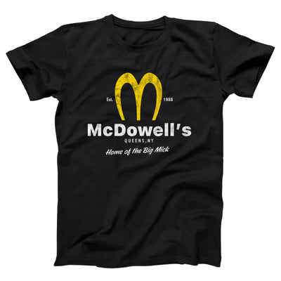 McDowell's Adult Unisex T-Shirt  Funny and Sarcastic T-Shirts & Apparel