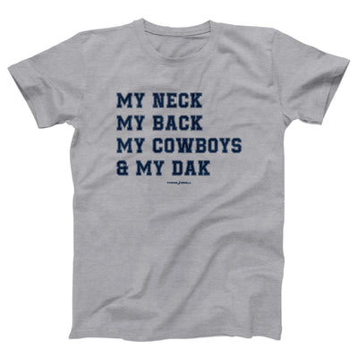 My Cowboys & My Dak Adult Unisex T-Shirt - Twisted Gorilla