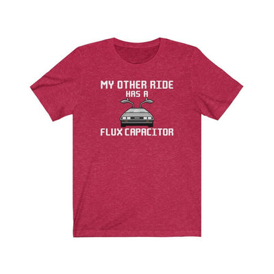 My Other Car Has A Flux Capacitor Adult Unisex T-Shirt - Twisted Gorilla