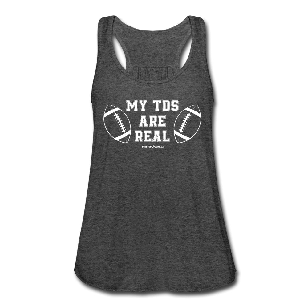 My TDs Are Real Women's Flowy Tank Top - Twisted Gorilla