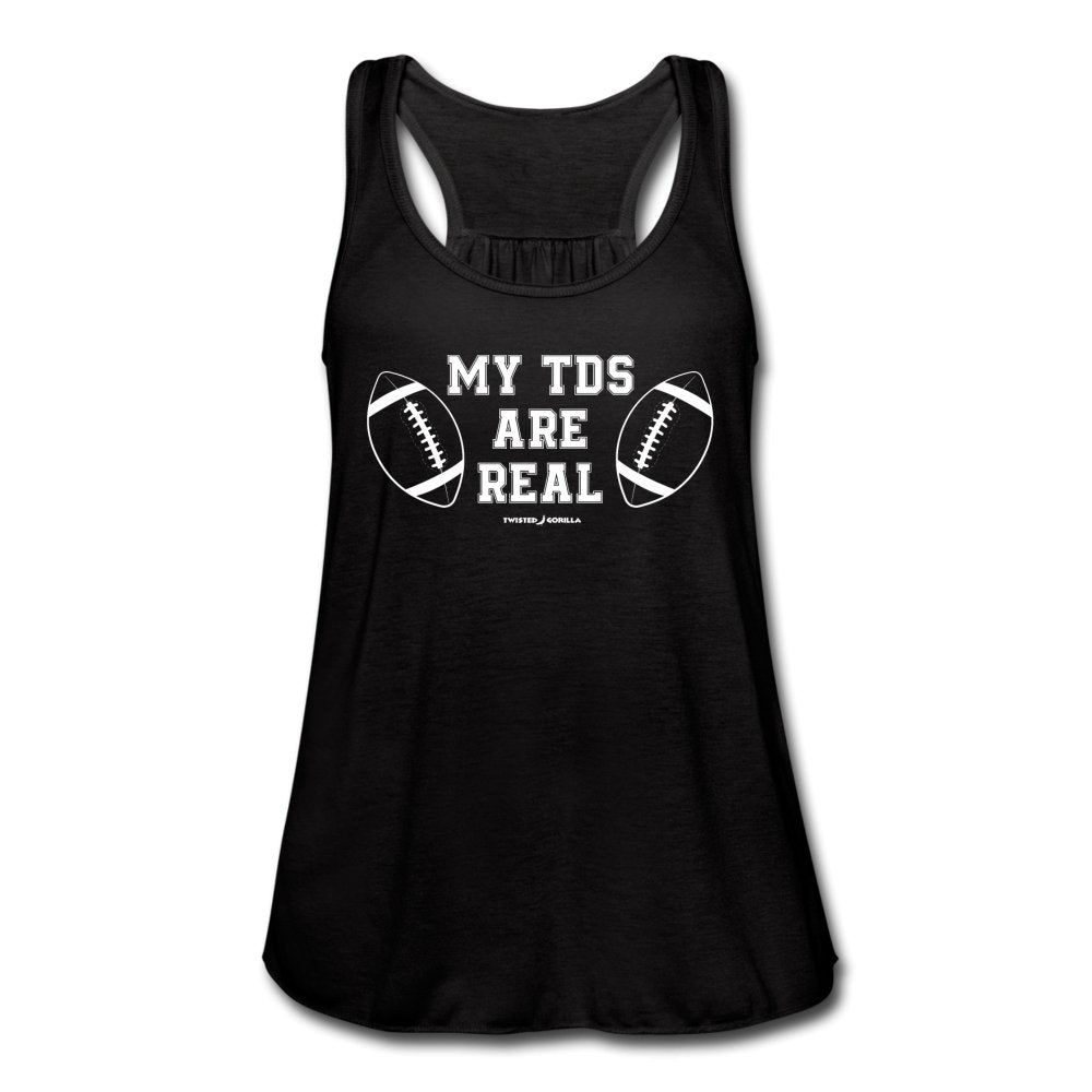 My TDs Are Real Women's Flowy Tank Top - Twisted Gorilla