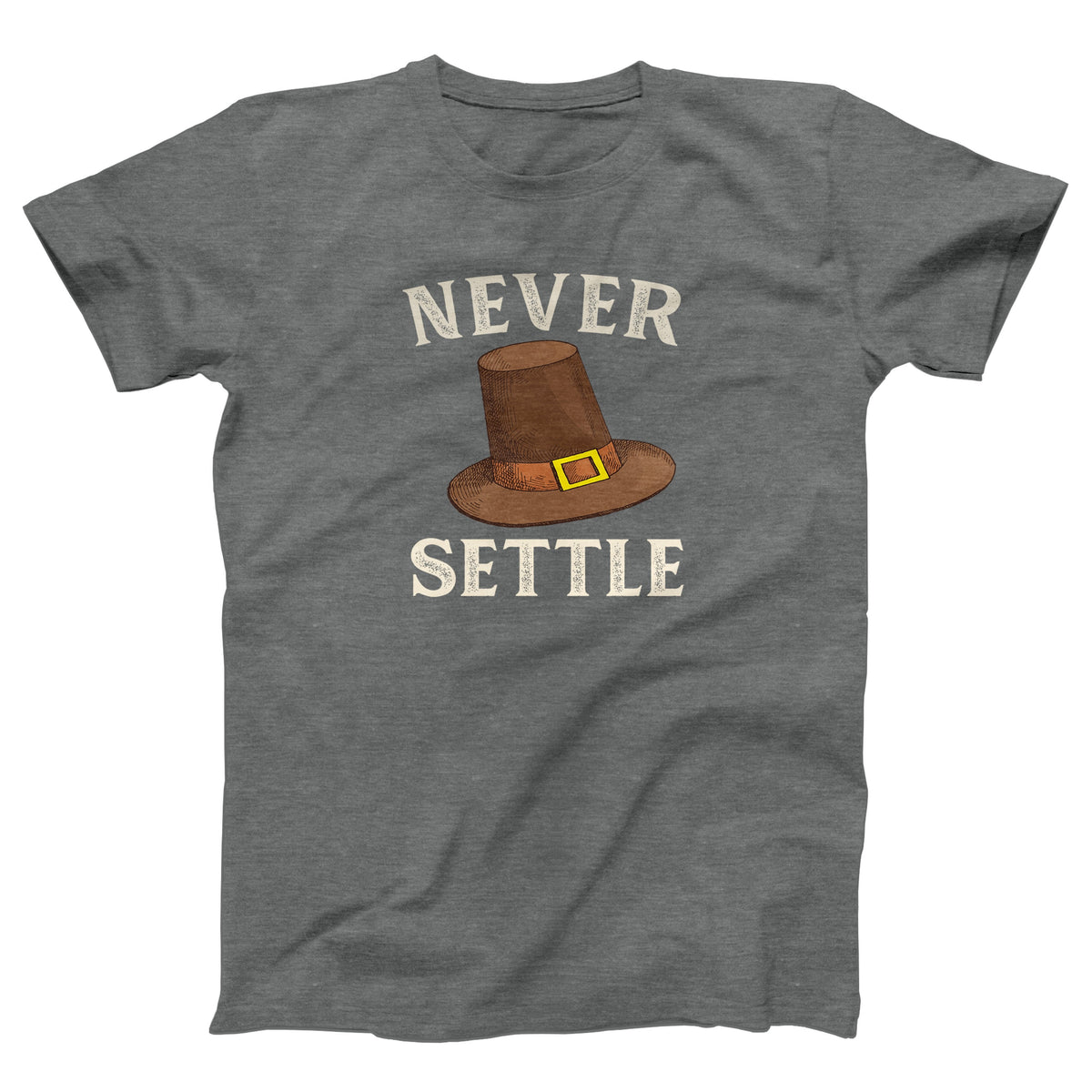 Never Settle Adult Unisex T-Shirt Twisted Gorilla