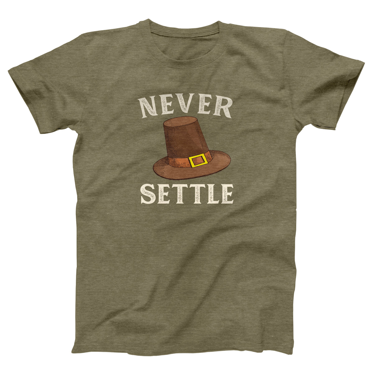 Never Settle Adult Unisex T-Shirt Twisted Gorilla