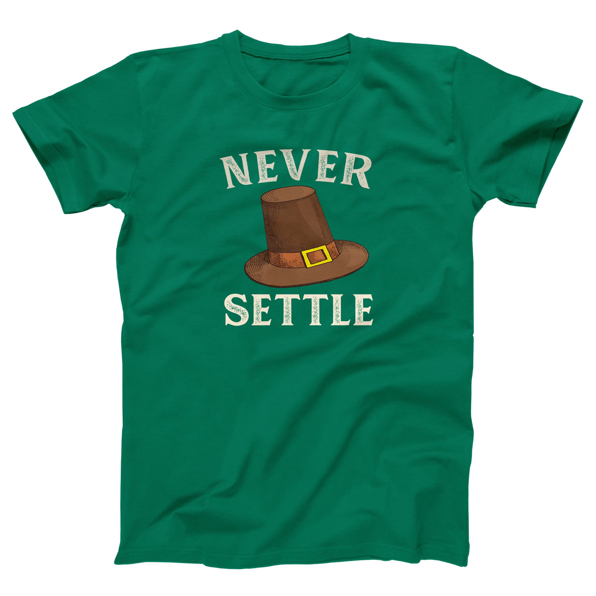 Never Settle Adult Unisex T-Shirt Twisted Gorilla