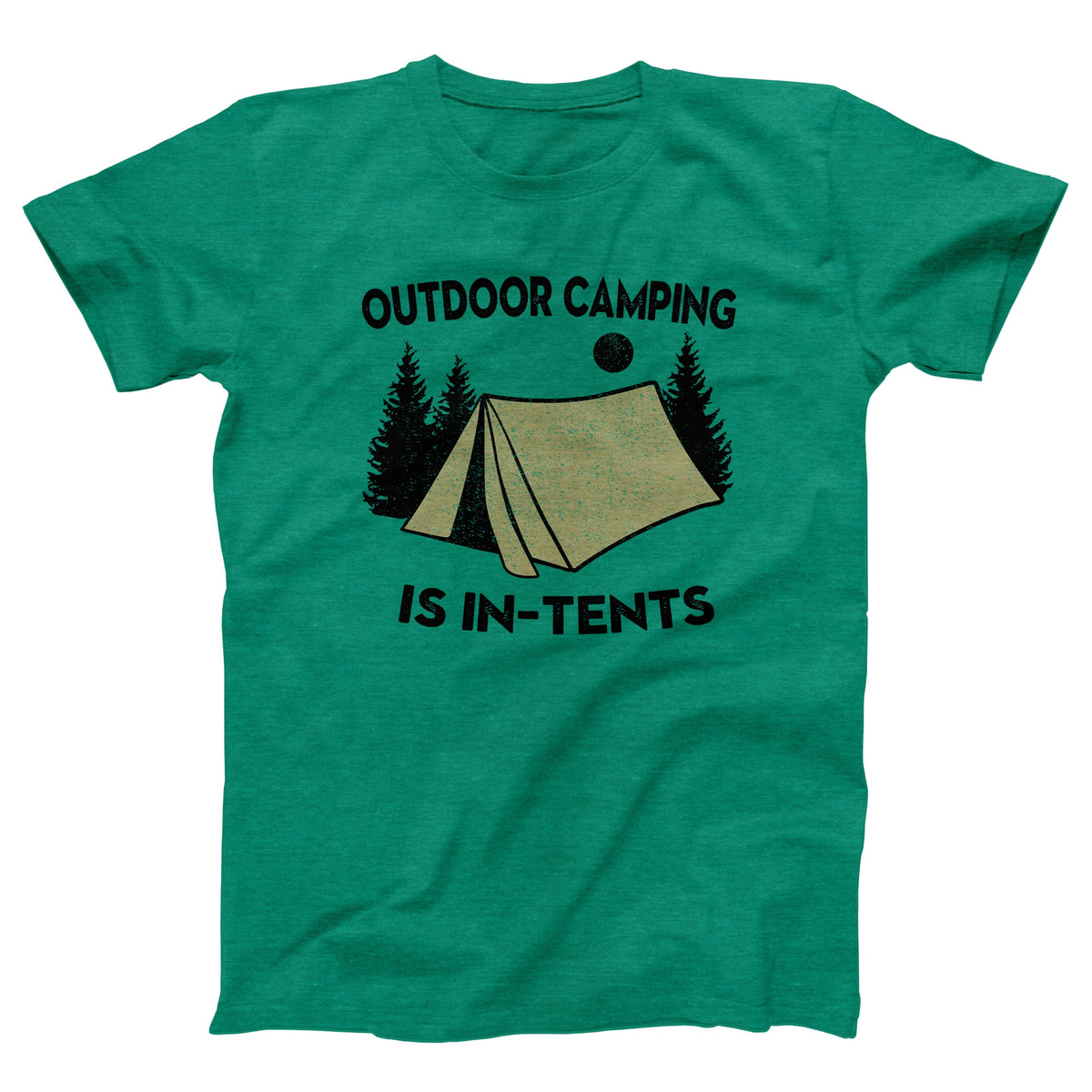 Outdoor Camping Is In-Tents Adult Unisex T-Shirt Twisted Gorilla