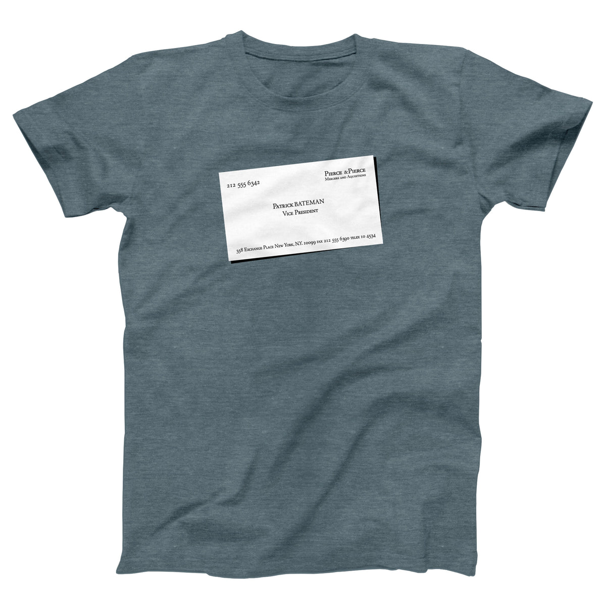 Patrick Bateman Business Card Adult Unisex T-Shirt - Twisted Gorilla