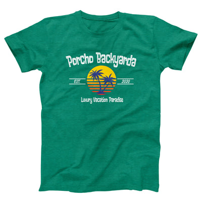 Porcho Backyarda Adult Unisex T-Shirt - Twisted Gorilla