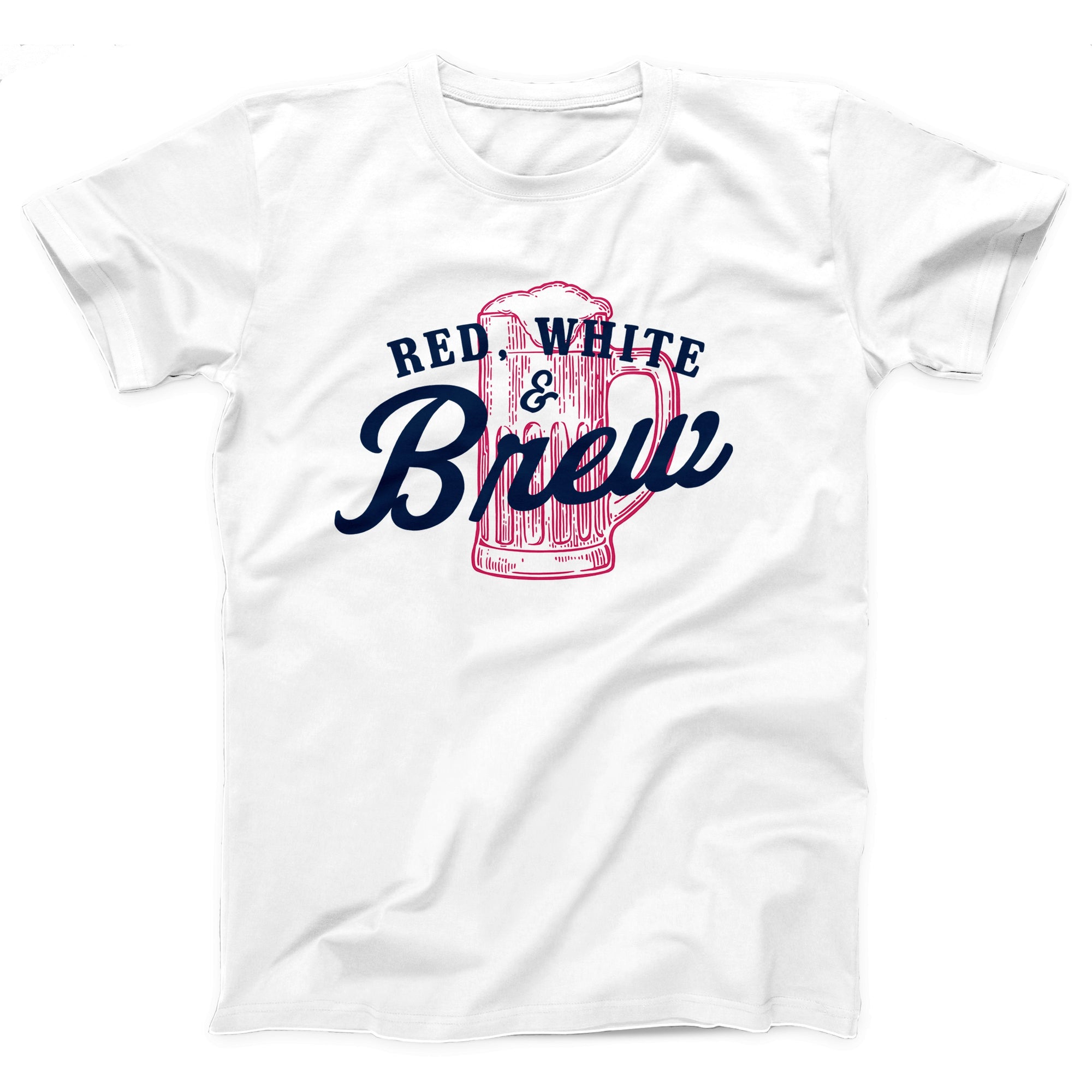 Red White and Brew Adult Unisex T-Shirt - Twisted Gorilla