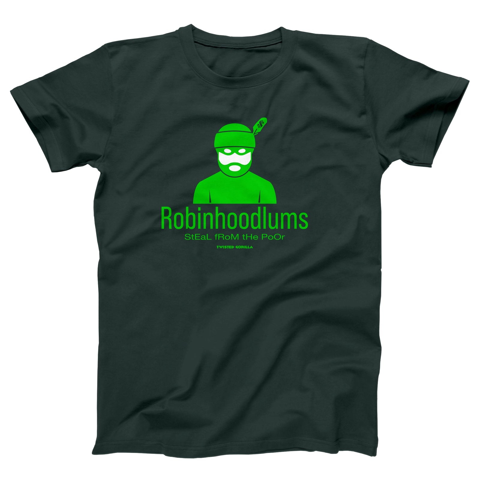 Robinhoodlums Adult Unisex T-Shirt Twisted Gorilla