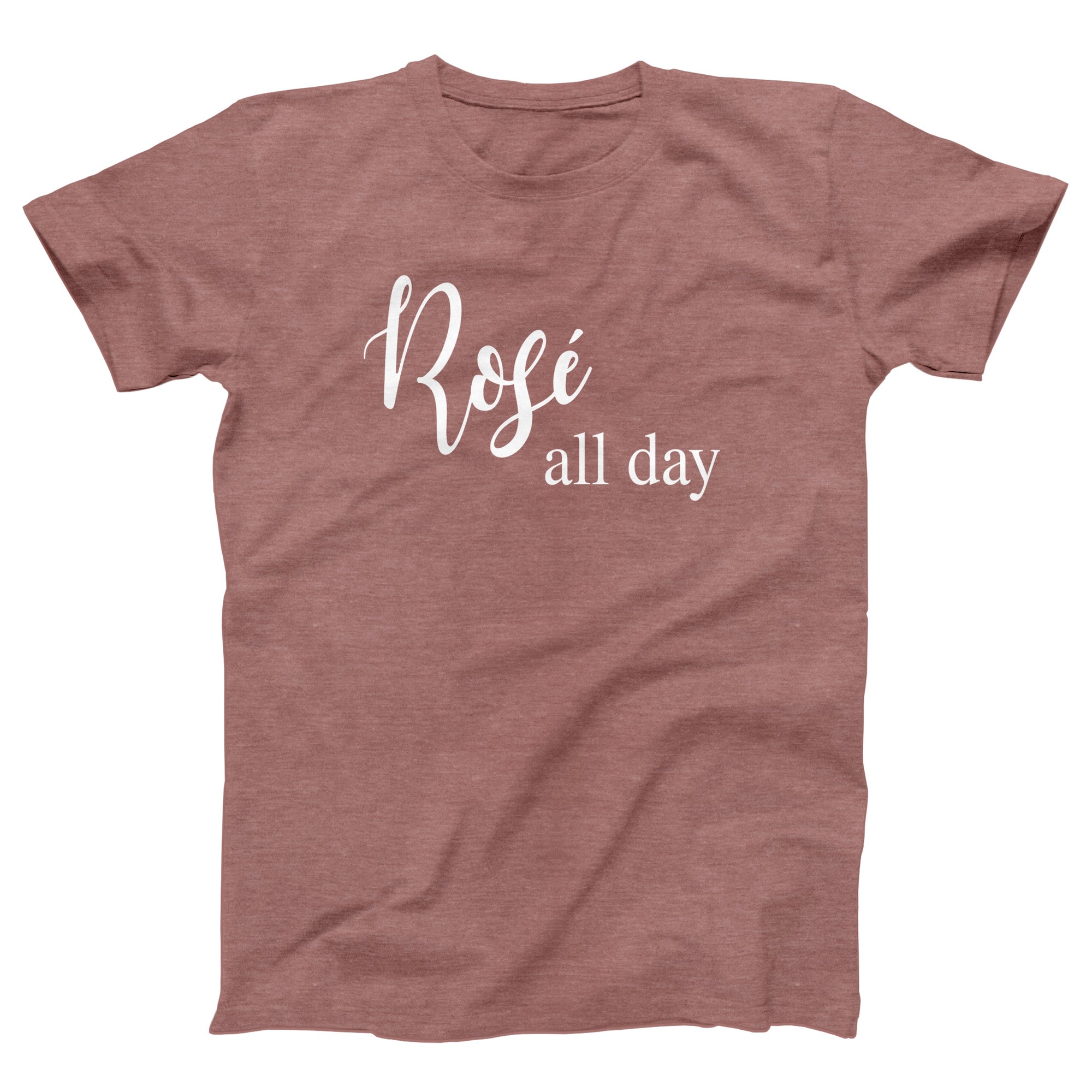 Rosé All Day Adult Unisex T-Shirt - Twisted Gorilla