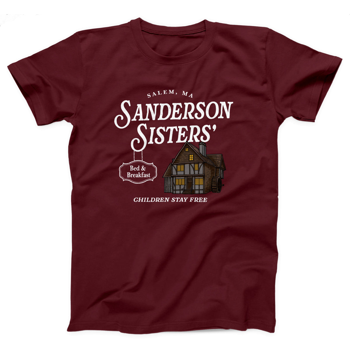 Sanderson Sisters' Bed & Breakfast Adult Unisex T-Shirt - Twisted Gorilla