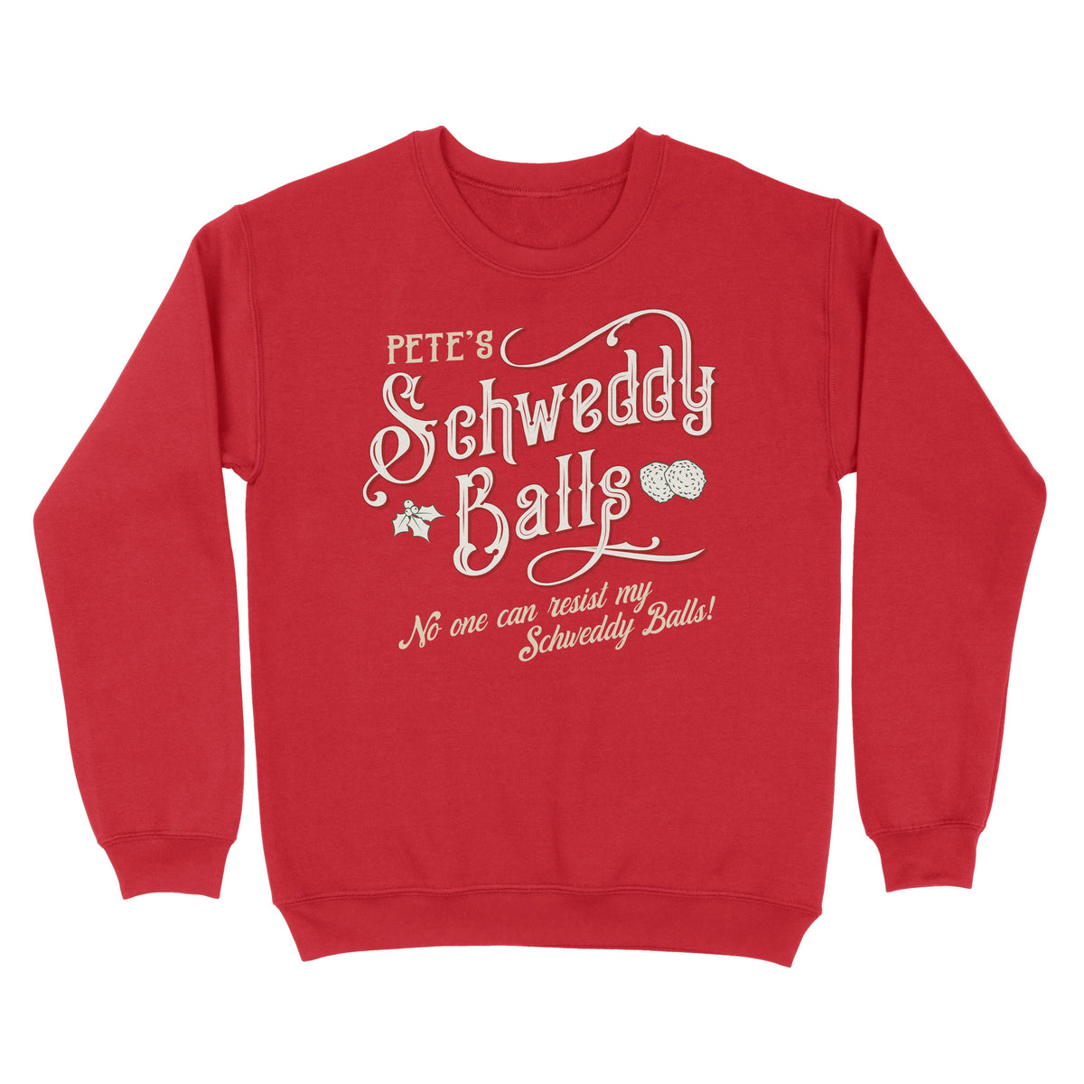 Schweddy Balls Ugly Sweater - Twisted Gorilla