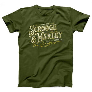 Scrooge & Marley Financial Services Adult Unisex T-Shirt - Twisted Gorilla
