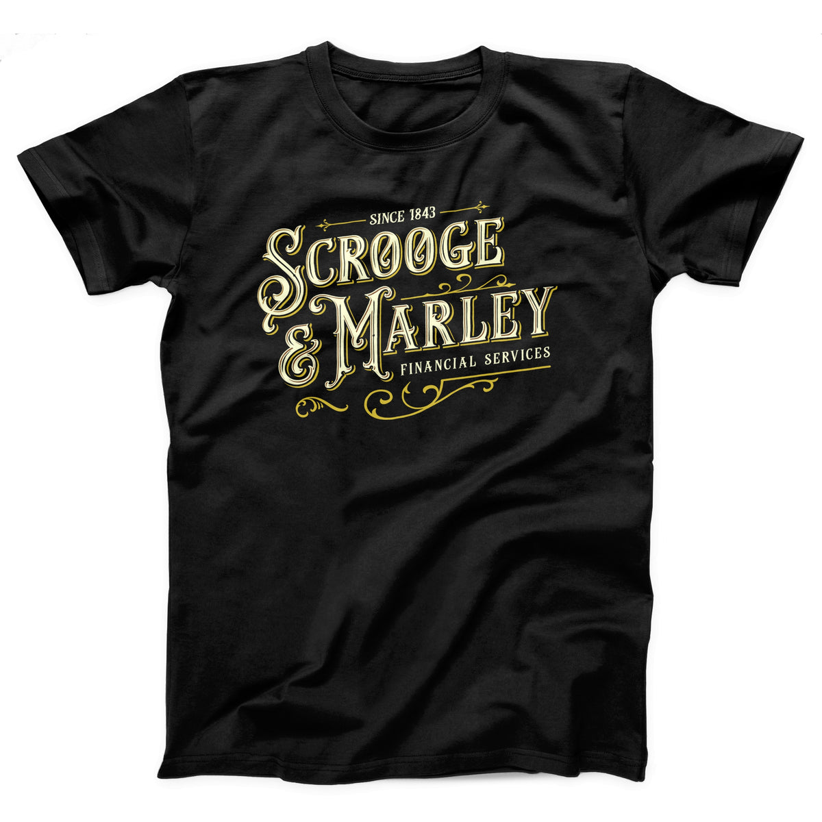 Scrooge & Marley Financial Services Adult Unisex T-Shirt - Twisted Gorilla